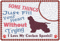 65 AWESOME DOG BREEDS Choose Your Breed In The Hoop Machine Embroidery Mug Mat/Mug Rug
