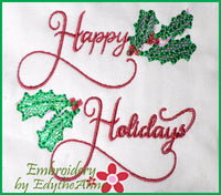 CHRISTMAS ELEMENTS-Set of 10 Machine Embroidery Designs