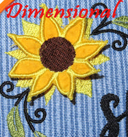 SEEDS OF HAPPINESS JOY RING In The Hoop Machine Embroidery-Digital Download