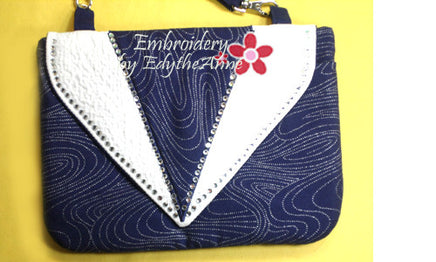 LADY ELEGANCE BAG with RHINESTONE OPTIONS -  INSTANT DOWNLOAD - Embroidery by EdytheAnne - 4