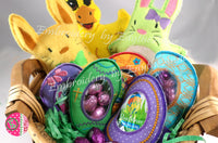 EGG CANDY STUFFIES In The Hoop Machine Embroidery Design - Digital Download