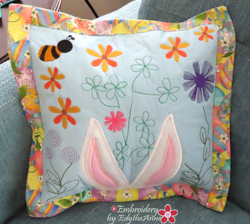 Made to Create Pillow Featuring Embroidery Machine Applique - WeAllSew