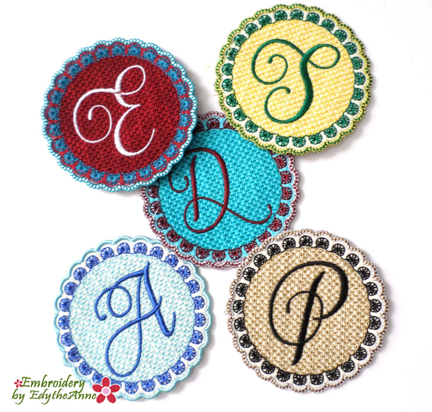 IN THE HOOP EMBROIDERY | COASTERS