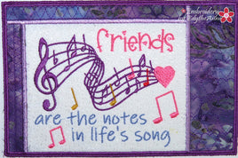 In The Hoop Friends and Family Mug Mats