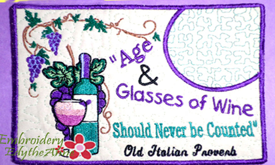 MUG MATS- FOR EVERY REASON AND EVERY SEASON - In The Hoop Embroidery