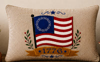 BETSY ROSS HERITAGE ACCENT PILLOW Machine Embroidery Design
