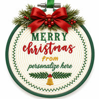 Christmas Greeting Card Mug Mats – Set of 4 In-the-Hoop Designs