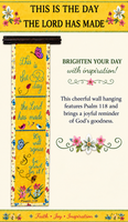 This Is the Day the Lord Has Made – Word Art Wall Hanging In-the-Hoop Machine Embroidery – Digital Download