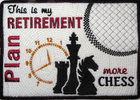 COFFEE & CHECKMATES MUG MATS - In The Hoop Embroidered Mug Mat Design - DIGITAL DOWNLOAD