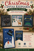 CHRISTMAS CANVAS KEEPSAKE COLLECTION -  In The Hoop Machine Embroidery