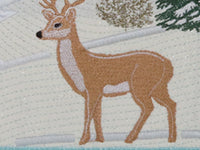 WINTER STILLNESS CANVAS KEEPSAKE Frameable Canvas-  In The Hoop Machine Embroidery