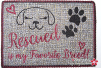 RESCUED DOG BREED - Set of TWO - In The Hoop Machine Embroidery - Digital Download