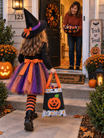 Halloween Trick or Treat Bags – Set of 2 Machine Embroidery Designs