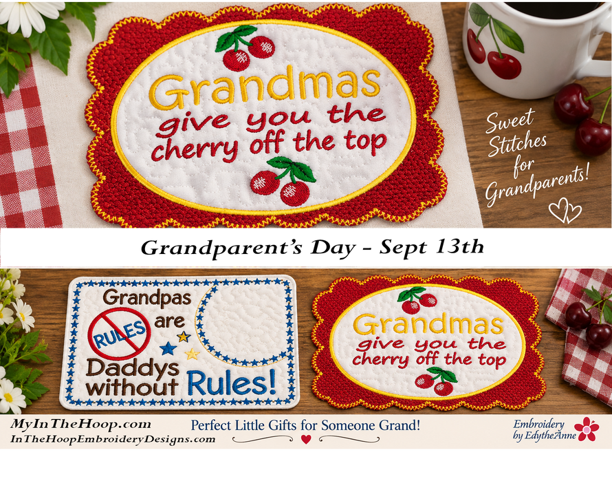 NATIONAL GRANDPARENTS DAY MUG MATS