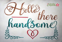 PILLOW TALK: Hello There Pillow Duo – In The Hoop Embroidery Design