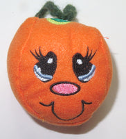 SPOOKY STITCHES! PUMPKIN BALLS STUFFIES In The Hoop Machine Embroidery ten faces