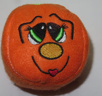 SPOOKY STITCHES! PUMPKIN BALLS STUFFIES In The Hoop Machine Embroidery ten faces