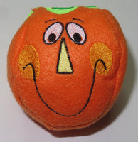 SPOOKY STITCHES! PUMPKIN BALLS STUFFIES In The Hoop Machine Embroidery ten faces