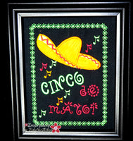 CINCO DE MAYO TABLE DISPLAY-  In The Hoop Machine Embroidery