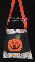 HALLOWEEN TRICK OR TREAT BAGS  in the Hoop Machine Embroidery Design -