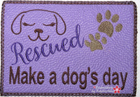 RESCUED DOG BREED - Set of TWO - In The Hoop Machine Embroidery - Digital Download