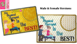 PHYSICAL THERAPIST MUG MATS In The Hoop Machine Embroidery - Digital Download