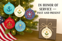 MILITARY ORNAMENTS SET In The Hoop Machine Embroidery Design - Digital Download