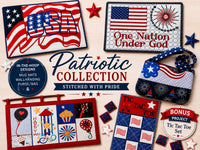 PATRIOTIC COLLECTION - In The Hoop Machine Embroidery