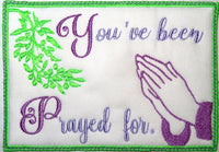 STRENGTH THROUGH THE STORM  MUG MAT DUO In The Hoop Machine Embroidery - Digital Download