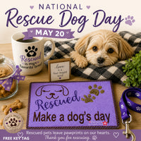 RESCUED DOG BREED - Set of TWO - In The Hoop Machine Embroidery - Digital Download