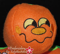 PUMPKIN BALL EMOTICON STUFFIES IN THE HOOP