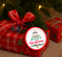 FREE CHRISTMAS TAG-In The Hoop Machine Embroidery-Digital Download