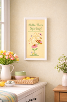 WHISPERS OF SPRING CANVAS KEEPSAKE  In The Hoop Machine Embroidery