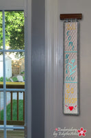 YA'LL COME BACK NOW!  WALLHANGING-  In The Hoop Machine Embroidery