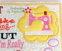 Sewing Mug Mats Set of Two – In the Hoop Machine Embroidery Designs