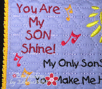 SON MUG MAT IN THE HOOP CLOSEUP