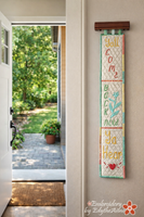 YA'LL COME BACK NOW!  WALLHANGING-  In The Hoop Machine Embroidery