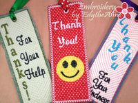 Bookmarks for saying Thank You! - INSTANT DOWNLOAD - Embroidery by EdytheAnne - 4