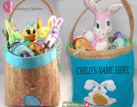 EASTER BASKET Machine Embroidery Design - DIGITAL DOWNLOAD