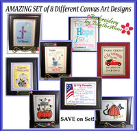 CANVAS ART WALL HANGINGS SAVE 10% ON SET