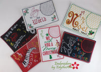 CHRISTMAS MUSIC THEMED MUG MATS BUNDLE  -Save 50% on Bundle- Digital Downloads