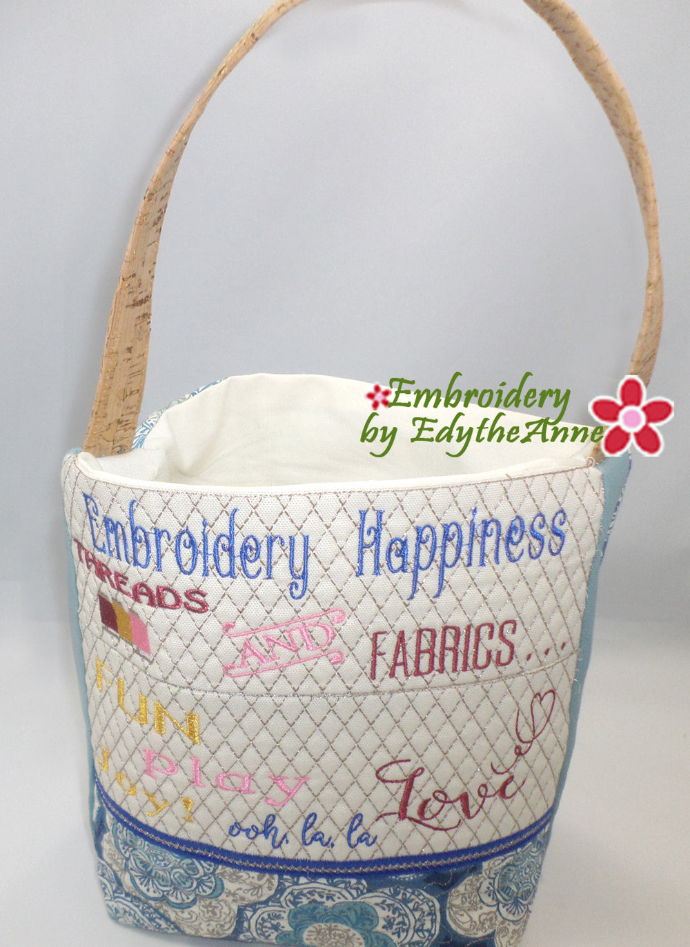 Beautiful stylish handmade sling bag with patchwork and embroidery design  with different colourful threads on both