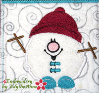 CHRISTMAS GNOMES TABLE RUNNER IN THE HOOP Embroidery Design - Digital Download