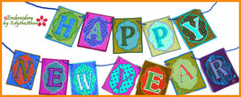 ALPHABET PARTY BANNER BLOCKS In The Hoop Machine Embroidery Designs