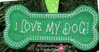 DOG BONE CHRISTMAS ORNAMENTS- Digital Download