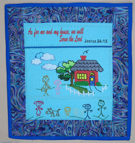 JOSHUA 24:15 WALL HANGING As For Me and My House - Digital Download