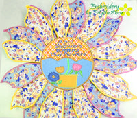 SPRING CENTERPIECE/APRIL SHOWERS In The Hoop Project -DIGITAL DOWNLOAD