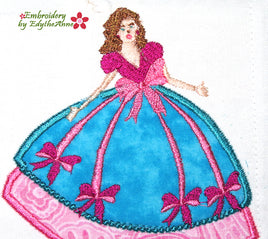 SCARLET- A Southern Lady - Machine Embroidery Design - Digital Download