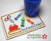 BACK TO SCHOOL SET for the Younger Kids-  In The Hoop Machine Embroidery Designs