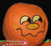 PUMPKIN BALLS EMOTICON STUFFIES Now also the 4x4 Hoop Size!  In The Hoop Project